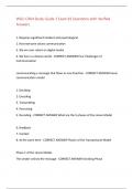 WGU C464 Study Guide 1 Exam 81 Questions with Verified Answers&comma;100&percnt;CORRECT