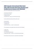 ARRT Vascular Interventional Radiography certification Mock Exam 2025&ndash;2026 Accurate Real Exam Questions and Verified Correct Answers JUST RELEASED