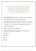 ISYE 6501 &sol; ISYE6501 Final Exam 2 &lpar;Latest Update 2025 &sol; 2026&rpar; Intro to Analytics Modeling &vert; Questions & Answers &vert; 100&percnt; Correct &vert; Grade A&period; Georgia Tech