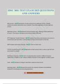 IDSC 3001 TEST EXAM 2025 QUESTIONS AND ANSWERS