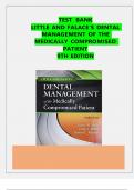 Test Bank For Dental Management of the Medically Compromised Patient 9th Edition by Little&period;