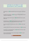 KPEERI EXAM PREP &num;1 2025 QUESTIONS AND ANSWERS