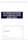 OBT-3 MOHAWK EXAM QUESTIONS 202526 &vert;GUARANTEED ACCURATE ANSWERS &vert;LATEST&excl;&excl;