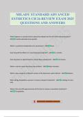 MILADY STANDARD ADVANCED ESTHETICS CH 26 REVIEW EXAM 2025 QUESTIONS AND ANSWERS