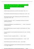 ECO 391 Final Exam 1 Questions and All Correct Answers 2025-2026 Updated&period;