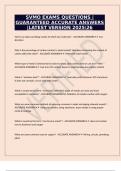 SVMO EXAMS QUESTIONS &vert;GUARANTEED ACCURATE ANSWERS &vert;LATEST VERSION 202526