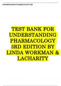 Test Bank for Understanding Pharmacology Essentials for Medication Safety&comma; 3rd Edition by M&period; Linda