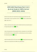 ISYE 6402 Final Exam Part 1 & 2 &vert;  Qs & As&vert; Grade A&vert; 100&percnt; Correct  &lpar;NEW 2025&sol; 2026&rpar; 