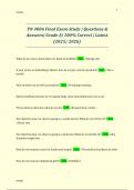 PN 4006 Final Exam-Study &vert; Questions &  Answers&vert; Grade A&vert; 100&percnt; Correct &vert; Latest   &lpar;2025&sol; 2026&rpar;