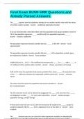 Final Exam BUSN 5000 Questions and Already Passed Answers&period;