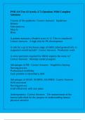 PNR 116 Test &num;2 &lpar;weeks 4-7&rpar; Questions With Complete Solutions