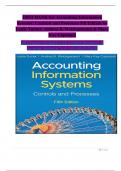 TEST BANK for Accounting Information Systems&colon; Controls and Processes 5th Edition by Leslie Turner&comma; Andrea B&period; Weickgenannt & Mary Kay Copeland All Chapters Included 1-14&vert; Verified Questions & Accurate Answers&lpar;&ast;&rpar;&vert; A&plus; GUARANTEED