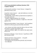 AOTA &lpar;musculoskeletal conditions&rpar; Questions With Complete Solutions