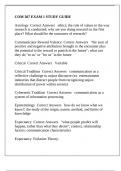 COM 207 EXAM 1 STUDY GUIDE