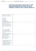 Exam &lpar;elaborations&rpar; Adult Echocardiography  