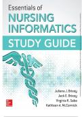 Instant Download PDF &ndash; Essentials of Nursing Informatics Study Guide 2016 Edition Brixey &ndash; Complete Answer Keys & Review