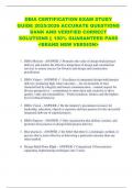 DBIA CERTIFICATION EXAM STUDY  GUIDE 2025&sol;2026 ACCURATE QUESTIONS  BANK AND VERIFIED CORRECT  SOLUTIONS &vert;&vert; 100&percnt; GUARANTEED PASS  <BRAND NEW VERSION> 