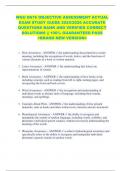 WGU D676 OBJECTIVE ASSESSMENT ACTUAL  EXAM STUDY GUIDE 2025&sol;2026 ACCURATE  QUESTIONS BANK AND VERIFIED CORRECT  SOLUTIONS &vert;&vert; 100&percnt; GUARANTEED PASS  <BRAND NEW VERSION> 