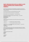 EDAPT&colon; PERFUSION EXAM WITH ALL CORRECT & 100&percnt; VERIFIED ANSWERS&vert;LATEST VERSION&vert;ALREADY GRADED A&plus;