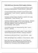 NUR 2038 Exam 4 Questions With Complete Solutions