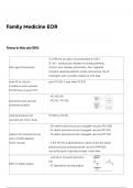 Family Medicine EOR 2025&sol;2026 &ndash; Complete Study Guide&comma; Review & Answers