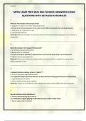 MPDS EXAM PREP 2025 MULTICHOICE ANSWERED EXAM QUESTIONS WITH DETAILED RATIONALES