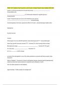 RNSG 1341 Diabetes Exam Questions and Answers Already Passed Latest Update 2025-2026