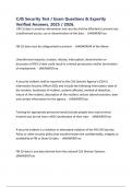 CJIS Security Test &sol; Exam Questions & Expertly Verified Answers&comma; 2025 &sol; 2026&period;