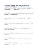 DCF identifying and reporting child abuse and neglect &sol; Verified Questions with Correct Answers&period;