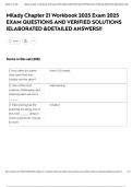 Milady Chapter 21 Workbook 2025 Exam 2025 EXAM QUESTIONS AND VERIFIED SOLUTIONS &vert;ELABORATED &DETAILED ANSWERS&excl;&excl;