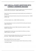 HIST 2280 ALL EXAM&rsquo;S QUESTIONS WITH CORRECT ANSWERS 2025&sol;2026