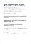 Systems Management Essentials&colon; Dell Server Management Overview &sol; Questions & Expertly Verified Answers&comma; 2025 &sol; 2026&period;