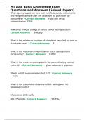 MT AAB Basic Knowledge Exam Questions and Answers &lpar;Solved Papers&rpar;&period;