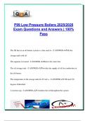 OIL BURNER EXAM PACKAGE DEAL QUESTIONS AND VERIFIED DETAILED ANSWERS &vert; 100&percnt; GUARANTEED PASS &vert; ALREADY GRADED A&plus;
