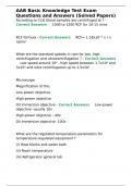 AAB Basic Knowledge Test Exam Questions and Answers &lpar;Solved Papers&rpar;&period;