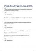 BUL 3310 Exam 1 FSU Bailey &sol; Test Review Questions & Certified Solutions &sol; 100&percnt; Correct &sol;Already Graded A&plus;