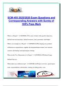 SCM 455 2025&sol;2026 &ndash; 200&plus; Exam Questions & Answers &vert; Project Management&comma; Category Strategy&comma; Negotiation&comma; Contract Management & Cost Analysis