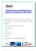 SCM 455 Final Exam 2025&sol;2026 &ndash; 200&plus; Solved Questions & Answers &vert; Negotiation&comma; Contract Management&comma; Portfolio Analysis&comma; Cost Strategies & Project Planning