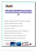 WGU D023 Educational Funding & Budgeting Exam 2025&sol;2026 &ndash; 250&plus; Verified Questions & Answers &vert; Title Programs&comma; Grants&comma; School Finance&comma; Accounting & Auditing