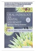 Test Bank For Oral Pathology for the Dental Hygienist 7th Edition by Olga A&period; C&period; Ibse &vert;&vert;ISBN&colon; 978-0323764032&vert;&vert; All Chapters Complete Guide A&plus;&period;pdf