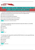 PN HESI EXIT EXAM LATEST VERSIONS EXAM ACTUAL EXAM WITH COMPLETE QUESTIONS AND ANSWERS