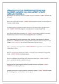 HFMA CRCR ACTUAL EXAM 300 QUESTIONS AND  CORRECT ANSWERS 2025-2026 LATEST UPDATE  ALREADY GRADED A&plus;  Through what document does a hospital establish compliance standards&quest;