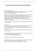 CLC 059 QUESTIONS AND ANSWERS