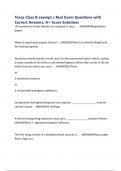Texas Class B exempt &sol; Real Exam Questions with Correct Answers&comma; A&plus; Score Solutions