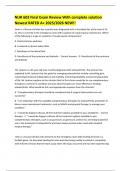NUR 603 Final Exam Review With complete solution Newest RATED A&plus; 2025&sol;2026 NEW&excl;&excl;