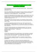 Rasmussen Mental Health Exam 1 with complete solution&lpar;2021&2022 edition&rpar;