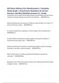 GO Share Delivery Pro Questionnaire &sol; Complete Study Guide &sol; Actual Exam Questions & Correct Answers &lpar;Verified detailed answers&rpar; A&plus; Grade