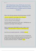 PSI NJ Real Estate Exam&comma; PSI Practice Test Newest  2025&sol;2026 Actual Exam Complete 100 Questions And  Correct Detailed Answers &lpar;Verified Answers&rpar; &vert;Already  Graded A&plus;