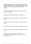 Ryanair Conversion 1 &sol; Actual Test Questions with Detailed Verified Answers &sol; Already Graded A &sol; 2025