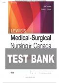 TEST BANK FOR Lewis's Medical-Surgical Nursing in Canada&comma; 5th Edition by Jane Tyerman ISBN&colon; 9780323791564 COMPLETE GUIDE 100 &percnt; VERIFIED A&plus; GRADE ASSURED &excl;&excl;&excl; LATEST UPDATE &excl;&excl;&excl;&excl;